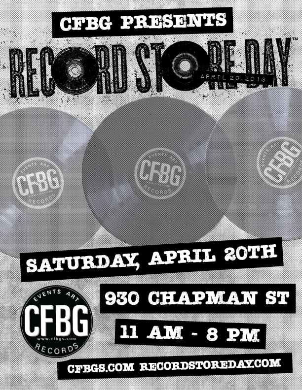 CFBG Record Store Day